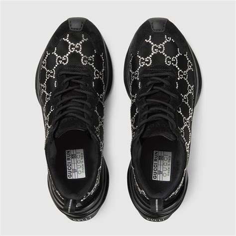 gucci gym shoes women|black gucci sneakers for women.